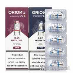 2 كويلات بديلة LVE Orion 1.2ohm Mesh Coils فيب الكويت