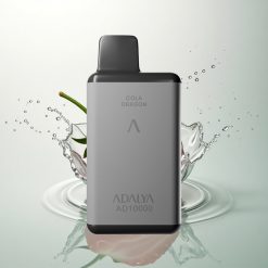 Adalya AD 10000 Puffs توت الفراولة المنعش مع أنبوب ألومنيوم و 650 ملي أمبير