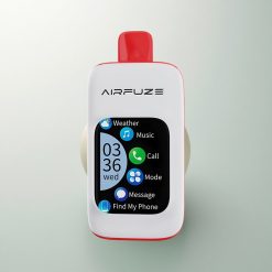 AirFuze Smart 30000 Puffs تفاحة ثلاثية مع شاشة تعمل باللمس 2.01 بوصة وسعة بطارية 900 مللي أمبير