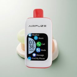 AirFuze Smart 30000 Puffs حلوى لوش الحامضة بشاشة تعمل باللمس 2.01 بوصة ونيكوتين 5٪ وبطارية 900 مللي أمبير