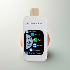 AirFuze Smart 30000 Puffs خوخ عصيري مع شاشة تعمل باللمس 2.01 بوصة وبطارية 900 مللي أمبير