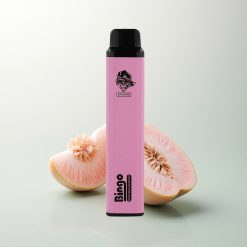 Aivono Aim Bingo 4000 Puffs عنب الثلج الأبيض والخوخ مع نيكوتين 5% و1000mAh