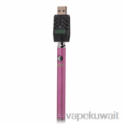 Ooze بطارية قلم رفيعة ملتوية بقدرة 320 مللي أمبير في الساعة، نظام Vape Pod باللون الوردي الجليدي