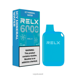 Vape Kuwait المياه المعدنية الجليدية - RELX Crush Pocket 6000 الجليدية LXTPN23