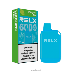 Vape Kuwait شاي لونغجينغ - RELX Crush Pocket 6000 الجليدية LXTPN9
