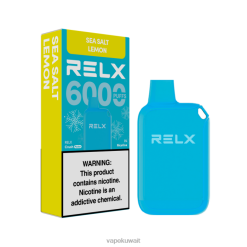 Vape Kuwait ليمون ملح البحر - RELX Crush Pocket 6000 الجليدية LXTPN11